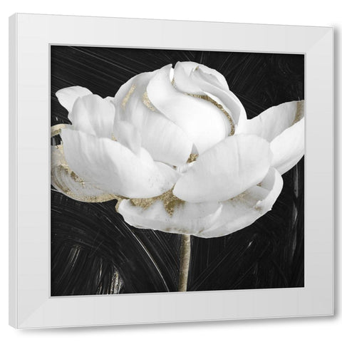 Gilded III White Modern Wood Framed Art Print by Sommers, Mindy