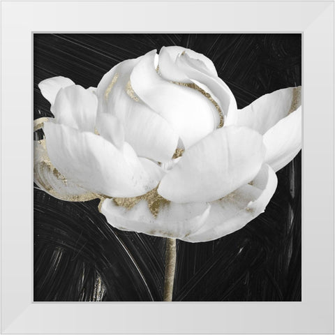 Gilded III White Modern Wood Framed Art Print by Sommers, Mindy