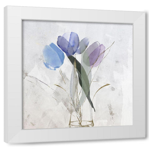 Pillow Talk II White Modern Wood Framed Art Print by Sommers, Mindy