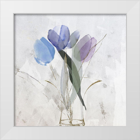 Pillow Talk II White Modern Wood Framed Art Print by Sommers, Mindy