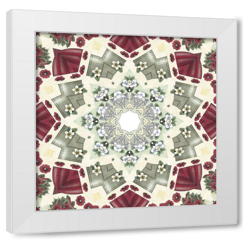 Country Christmas I White Modern Wood Framed Art Print by Sommers, Mindy