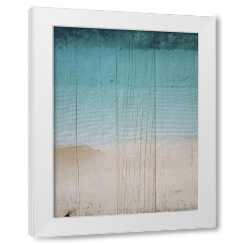 Rustic Beach II White Modern Wood Framed Art Print by Sommers, Mindy
