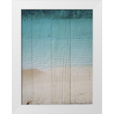 Rustic Beach II White Modern Wood Framed Art Print by Sommers, Mindy