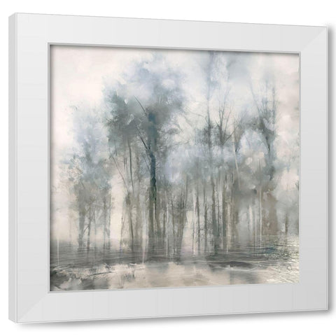 After the Rain White Modern Wood Framed Art Print by Sommers, Mindy
