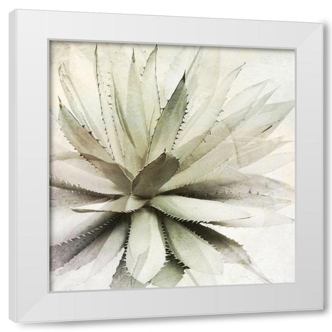 White Agave White Modern Wood Framed Art Print by Sommers, Mindy