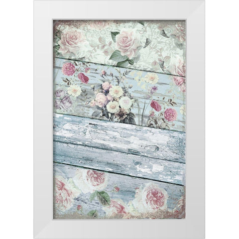 Villa Rosa White Modern Wood Framed Art Print by Sommers, Mindy