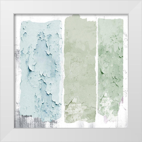 Cool Triple Play White Modern Wood Framed Art Print by Sommers, Mindy