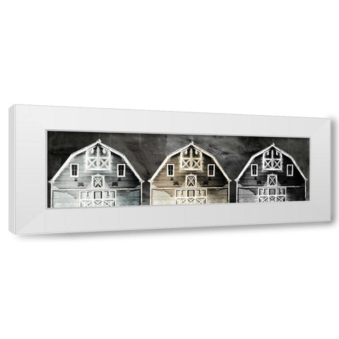 Old Barn Road White Modern Wood Framed Art Print by Sommers, Mindy