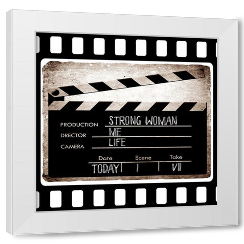Clapboard White Modern Wood Framed Art Print by Sommers, Mindy