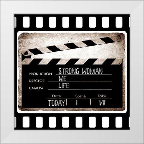 Clapboard White Modern Wood Framed Art Print by Sommers, Mindy