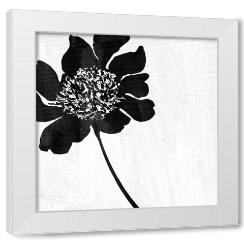 Mood in Blue White Modern Wood Framed Art Print by Sommers, Mindy