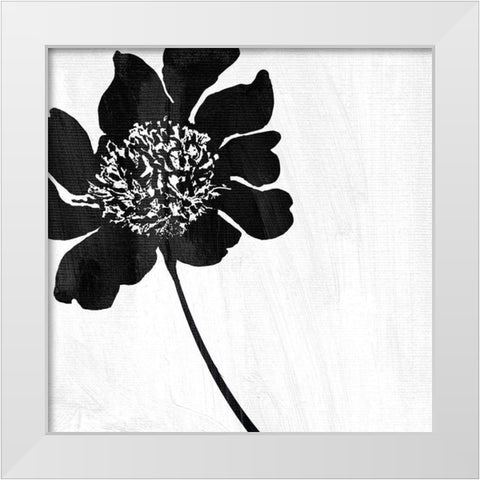 Mood in Blue White Modern Wood Framed Art Print by Sommers, Mindy
