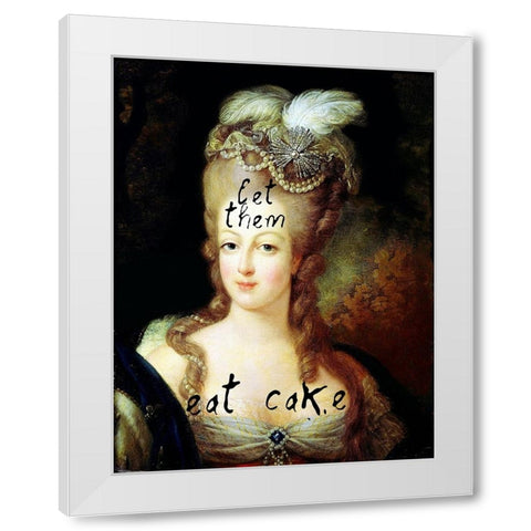 Oh Marie White Modern Wood Framed Art Print by Sommers, Mindy