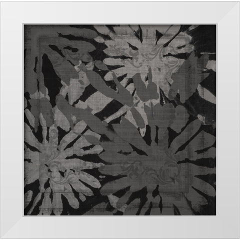 Sakura II White Modern Wood Framed Art Print by Sommers, Mindy