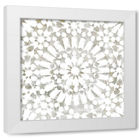 Star Gazing White Modern Wood Framed Art Print by Sommers, Mindy