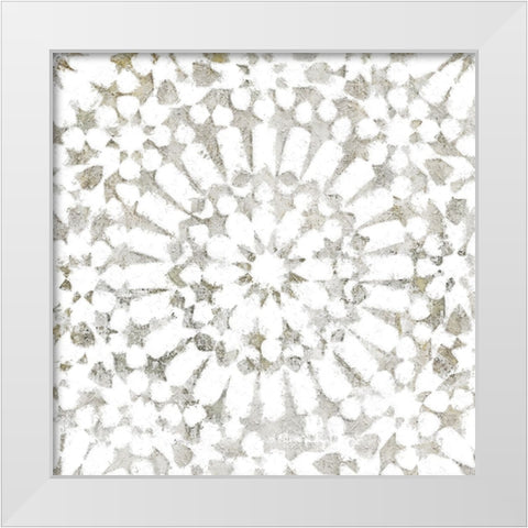 Star Gazing White Modern Wood Framed Art Print by Sommers, Mindy