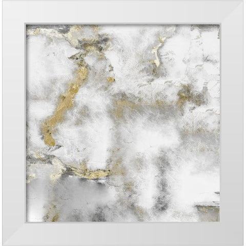 White Prism White Modern Wood Framed Art Print by Sommers, Mindy