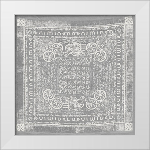 Silver Dusk White Modern Wood Framed Art Print by Sommers, Mindy