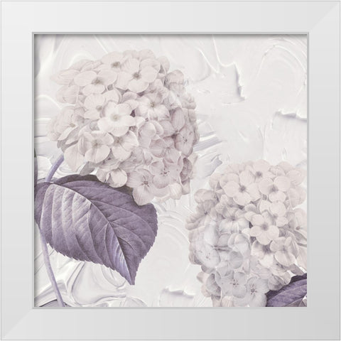 Lavenderia White Modern Wood Framed Art Print by Sommers, Mindy