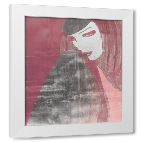 Strike a Pose White Modern Wood Framed Art Print by Sommers, Mindy