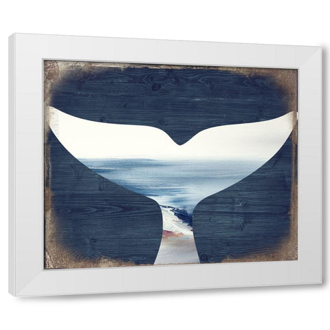 Sea Story White Modern Wood Framed Art Print by Sommers, Mindy