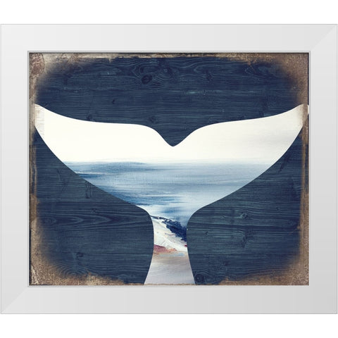 Sea Story White Modern Wood Framed Art Print by Sommers, Mindy