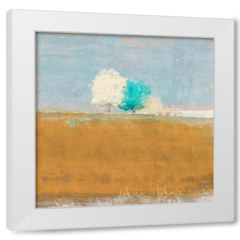 Great Plains II (detail) White Modern Wood Framed Art Print by Alex, Blanco