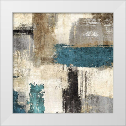 Cool Jazz White Modern Wood Framed Art Print by Aprile, Alessio