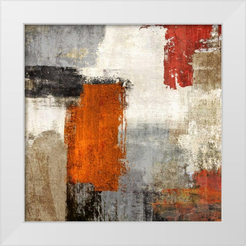 Hot Jazz White Modern Wood Framed Art Print by Aprile, Alessio