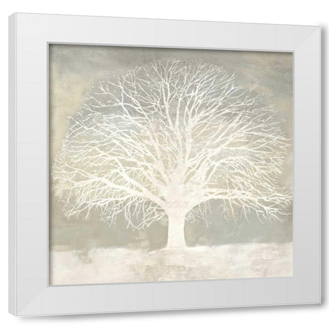 White Oak White Modern Wood Framed Art Print by Aprile, Alessio