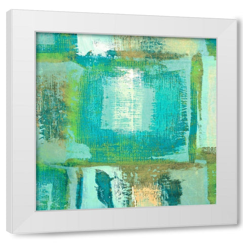 Aqualounge I White Modern Wood Framed Art Print by Alessio, Aprile