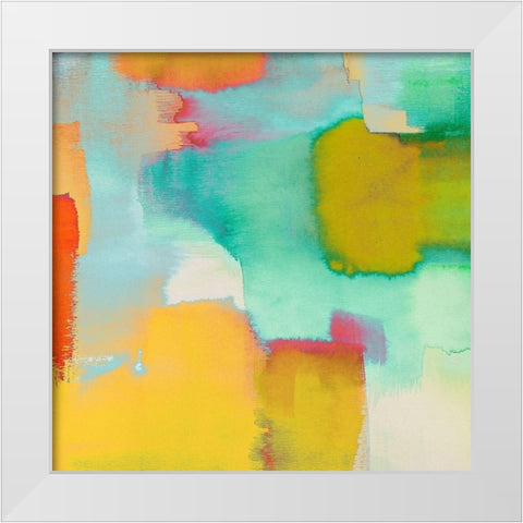 Colors of Nature (det II) White Modern Wood Framed Art Print by Asia, Rivieri