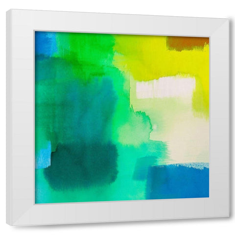 Underwater I White Modern Wood Framed Art Print by Asia, Rivieri
