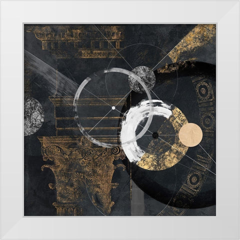 Canone White Modern Wood Framed Art Print by Arturo, Armenti