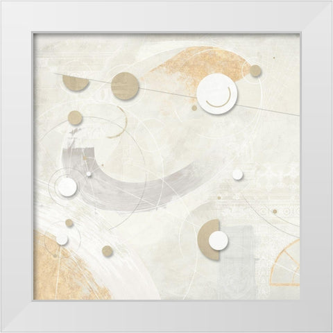 Galassia no 1 White Modern Wood Framed Art Print by Armenti, Arturo