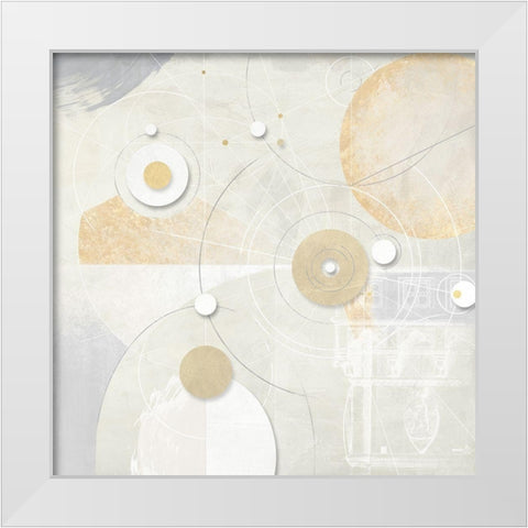 Galassia no 2 White Modern Wood Framed Art Print by Armenti, Arturo