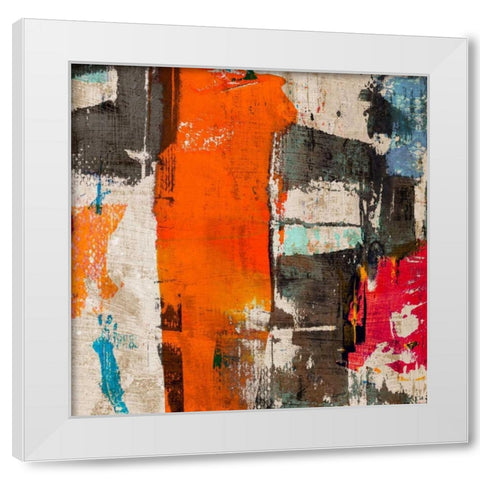 Colors Royale II White Modern Wood Framed Art Print by Munson, Anne