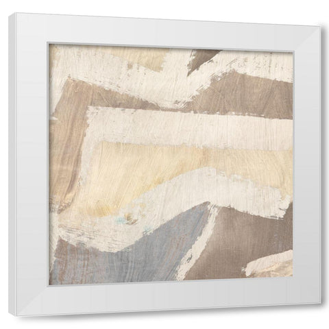 White Choreography II White Modern Wood Framed Art Print by Munson, Anne