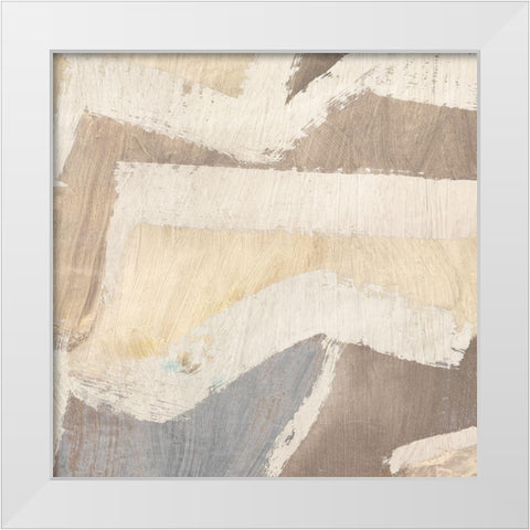 White Choreography II White Modern Wood Framed Art Print by Munson, Anne