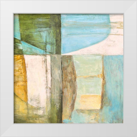 Memoires de mer White Modern Wood Framed Art Print by Bacci, Leonardo