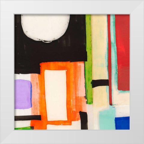 Smooth Sailing I White Modern Wood Framed Art Print by Bacci, Leonardo