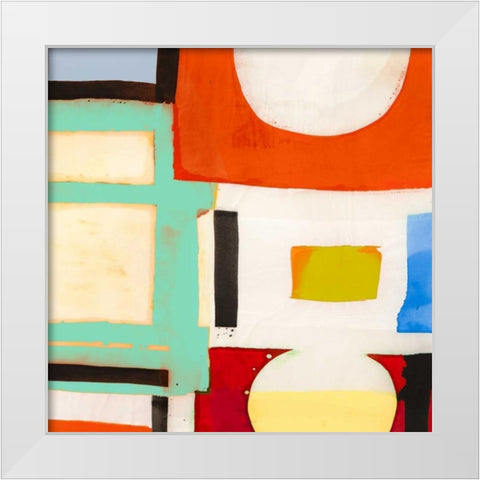 Smooth Sailing II White Modern Wood Framed Art Print by Bacci, Leonardo