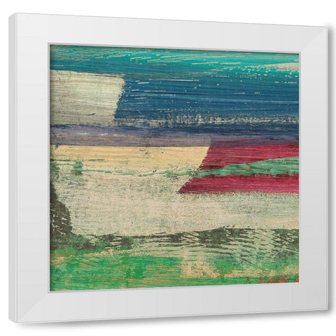 Early Morning on the Enchanted Lagoon I White Modern Wood Framed Art Print by Leonardo, Bacci