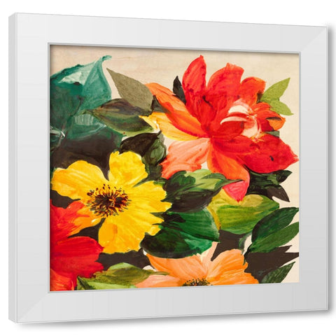 Estate in giardino II White Modern Wood Framed Art Print by Borgese, Anna