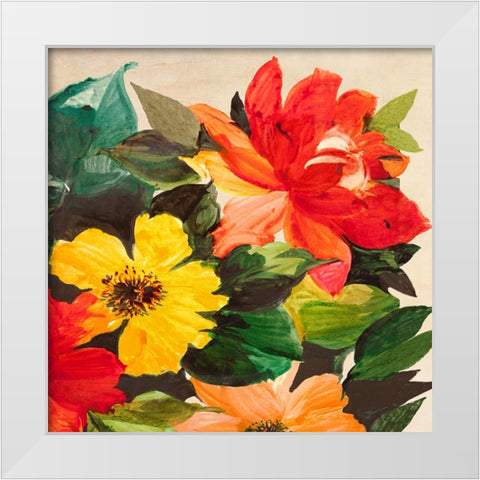Estate in giardino II White Modern Wood Framed Art Print by Borgese, Anna