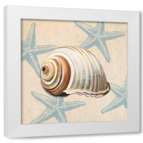 Ocean Gift III White Modern Wood Framed Art Print by Broome, Ted