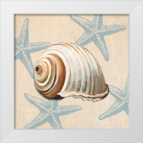 Ocean Gift III White Modern Wood Framed Art Print by Broome, Ted