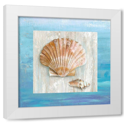 From the Sea I White Modern Wood Framed Art Print by Broome, Ted