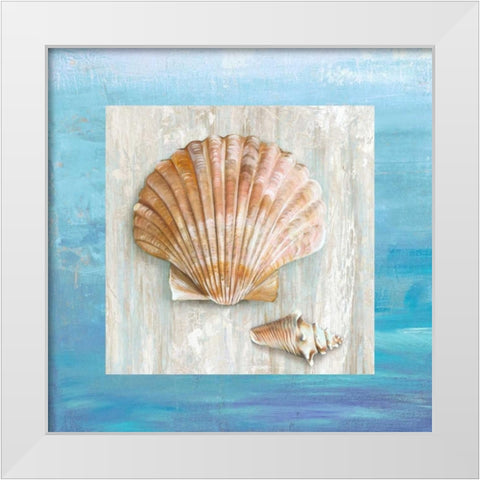 From the Sea I White Modern Wood Framed Art Print by Broome, Ted