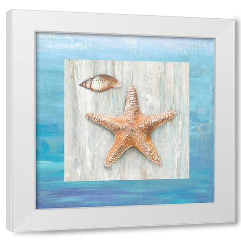 From the Sea II White Modern Wood Framed Art Print by Broome, Ted